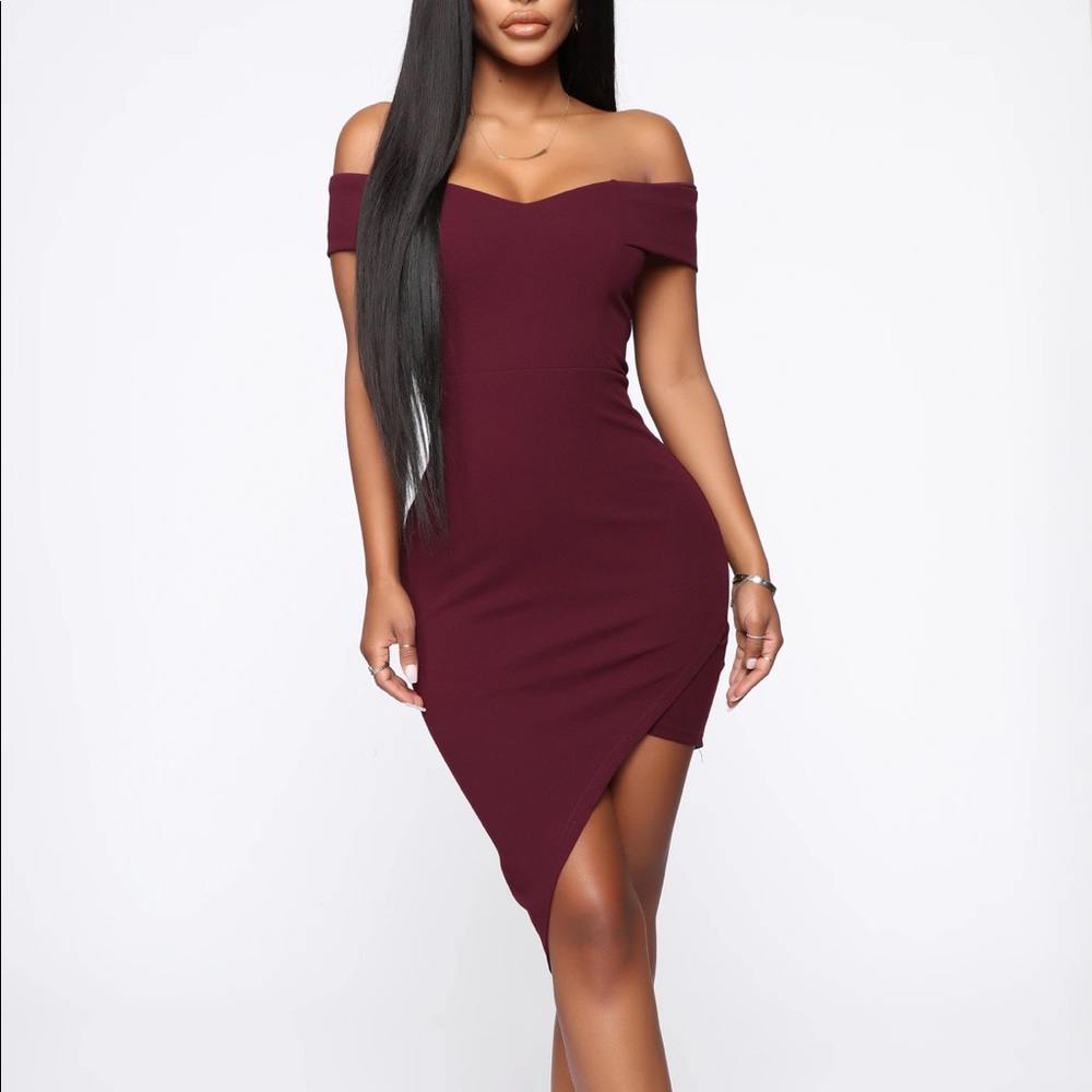 Plum Cocktail Dress